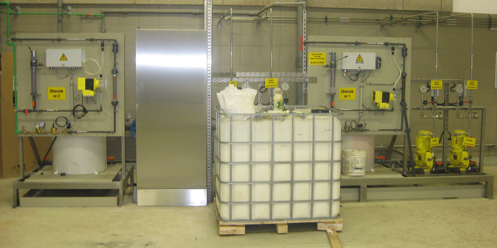 BLI preparation and dosing station incl. control cabinet
