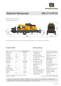 BSA 2110 HP D5 Typenblatt DE