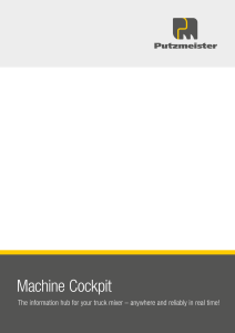 MachineCockpit Truck Mixer Brochure EN