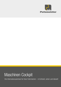 MaschinenCockpit Fahrmischer Prospekt DE