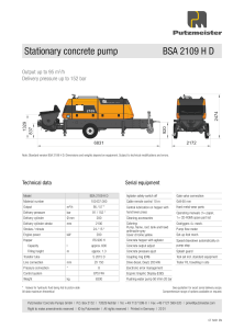 BSA 2109 H D Data Sheet EN