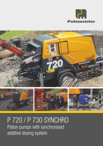 P 720 P 730 Synchro Brochure EN
