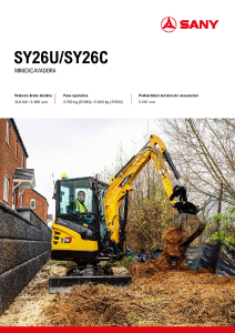 SANY SY26U Catálogo ES