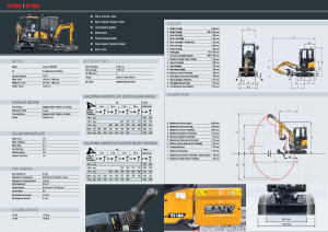 SANY SY18C Broşür TR