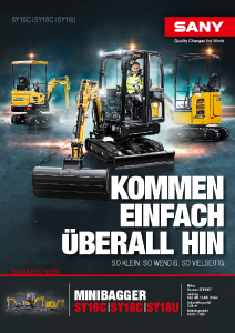 SANY SY18C-SY18U  Broschüre DE