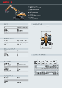 SY265C Broşür TR