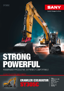 SANY SY305C Brochure EN