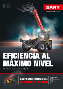 SANY STH1440-STH1840 Manipuladores Telescópicos Catálogo ES