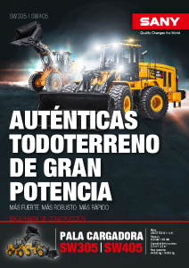 SANY SW305-SW405 Catálogo ES