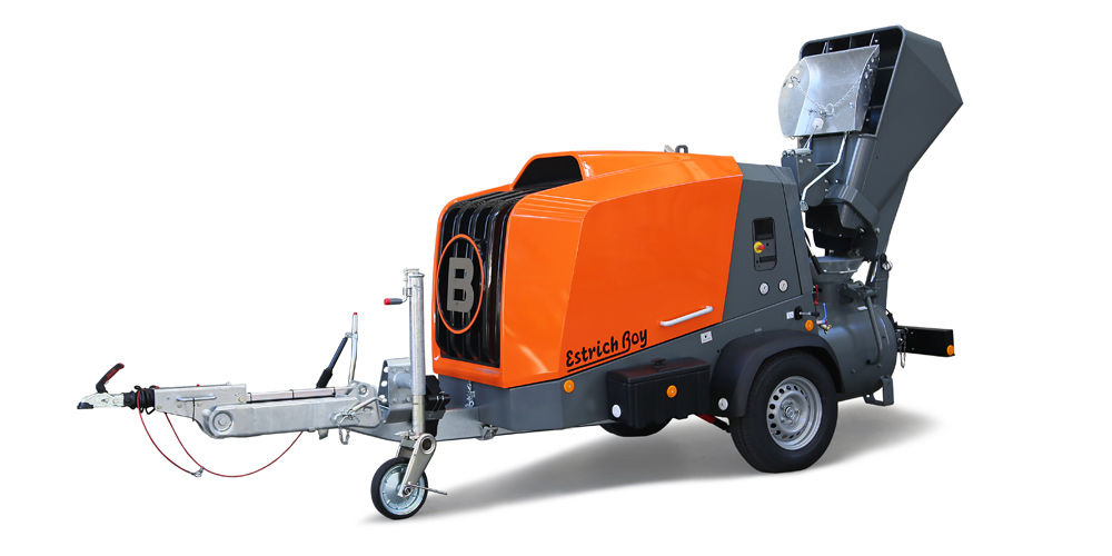The Putzmeister EstrichBoy DC 260 makes a successful comeback at bauma