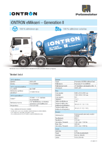 iONTRON eMikseri Gen2 tietolehti FI
