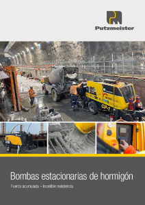 BSA Bombas de Hormigón Estacionarias Catálogo ES
