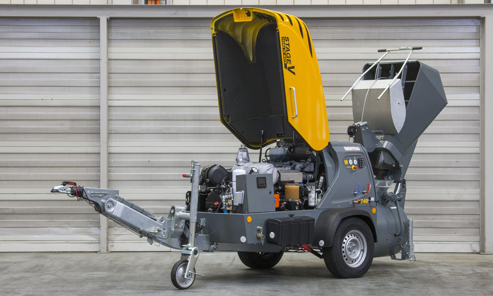 Powerful, efficient, environmentally friendly: the new Mixokret M 740 Stage V