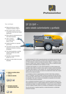 SP20 GHF Catálogo ES