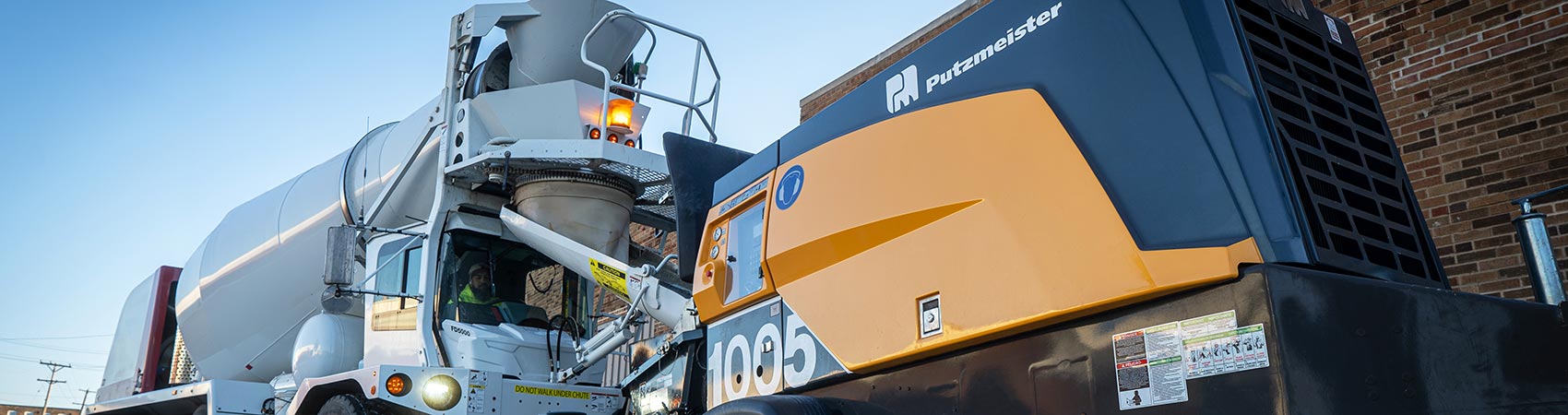 Putzmeister Stationary concrete pumps