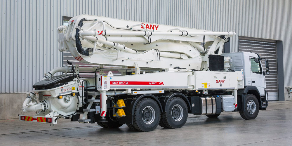 Sany as its secondary brand for mobile concrete pumps