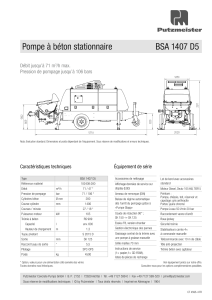 BSA 1407 D5 Fiche Technique FR