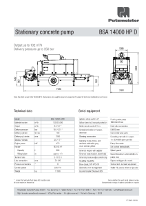 BSA 14000 HP D Data Sheet EN