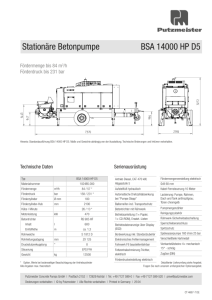 BSA 14000 HP D5 Typenblatt DE