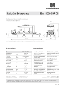 BSA 14000 SHP D5 Typenblatt DE