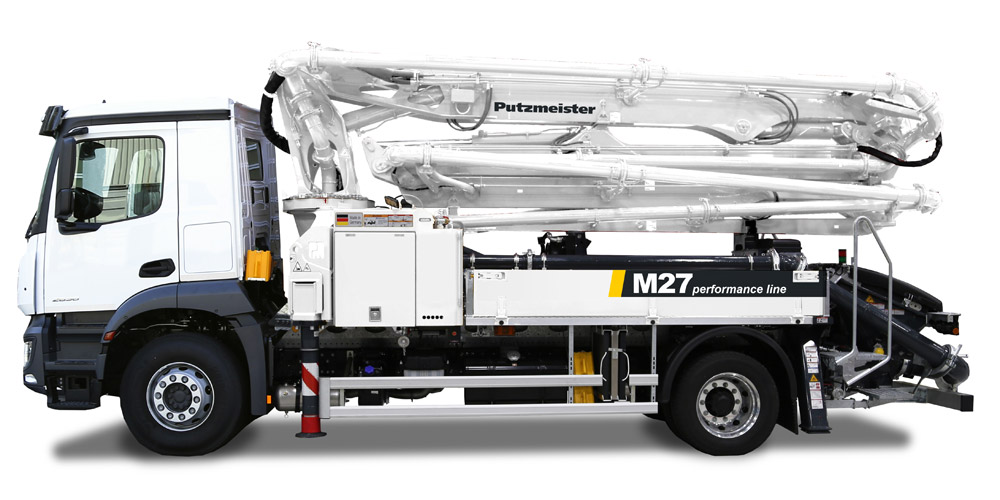 Putzmeister Truck-mounted concrete pump M27.11 Performance Line