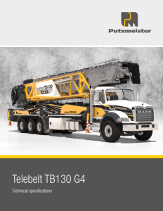 Telebelt TB130 Gen4 Brochure US