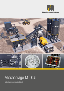 Mischanlage MT 0.5 Prospekt DE