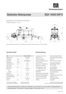BSA 14000 SHP D Typenblatt DE