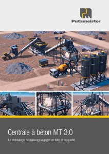 Centrale à béton MT 3.0 Brochure FR