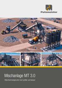 Mischanlage MT 3.0 Prospekt DE