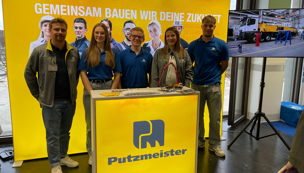 Putzmeister on the binea fair 2024 in Reutlingen