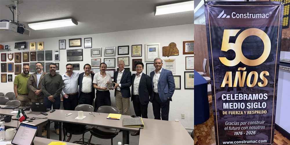 50 years Putzmeister dealer Construmac in Mexico