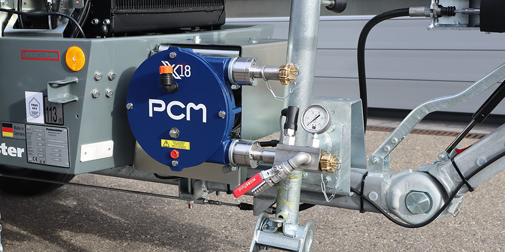 The synchronised additive metering system for the P 720 Synchro