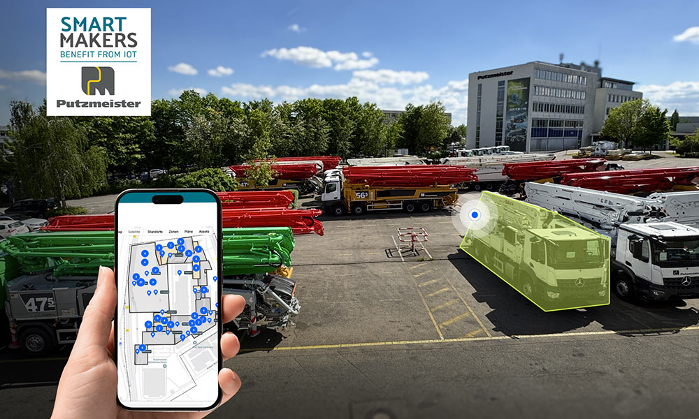 Putzmeister is using iOT from SmartMakers