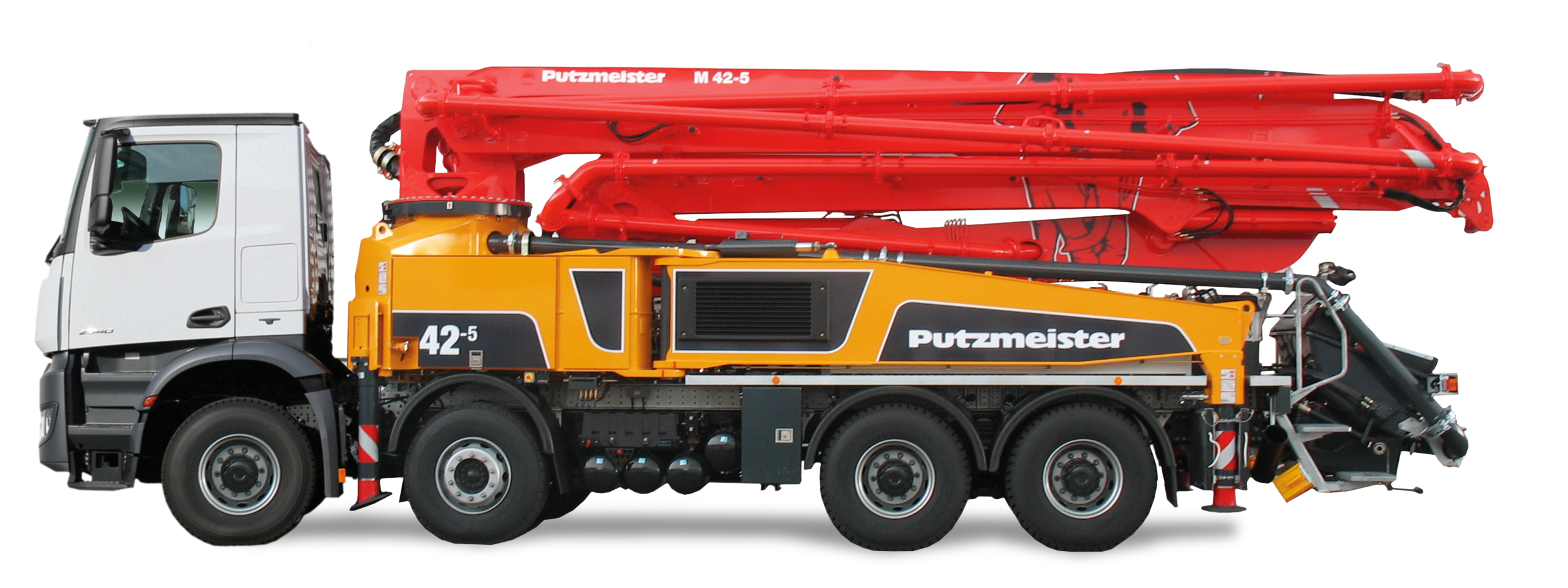 putzmeister 42-5 コンクリートポンプ車 1/50 【重機 建機