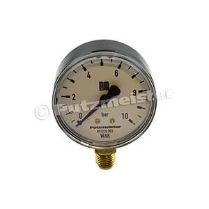 Pressure gauge 10; 63; G 1/4"; 0-10bar