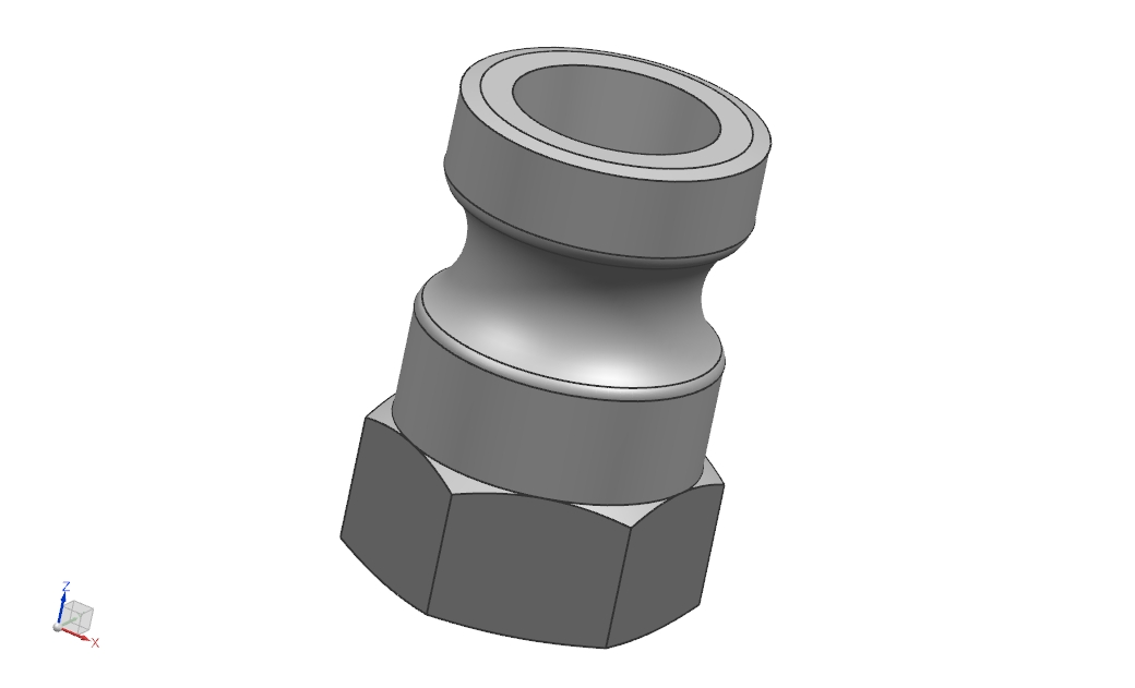 Coupling male part V-TEIL 25-40/R1" IG Coupling male part V-TEIL 25-40/R1" IG