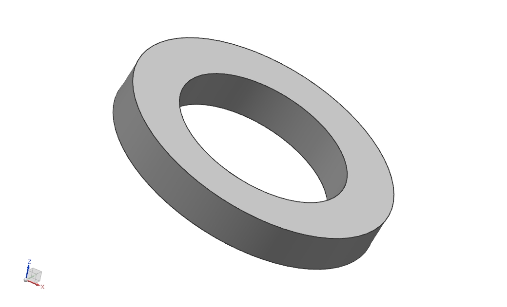 Plain compression ring 42x27x6mm