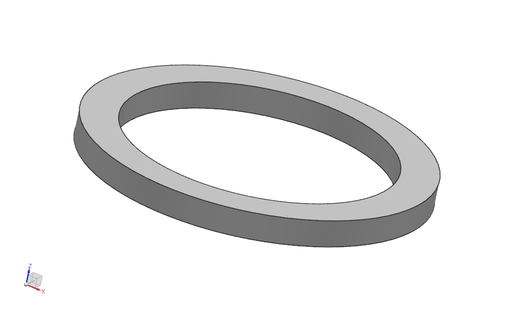 Plain compression ring 232x185x20