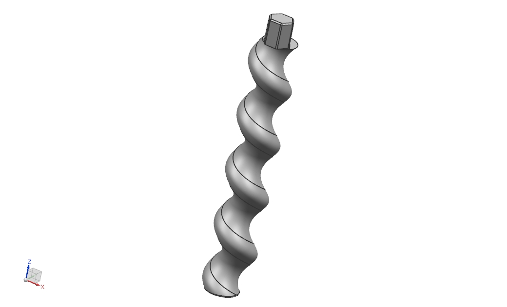 Conveying screw 7515 D75,8 S125