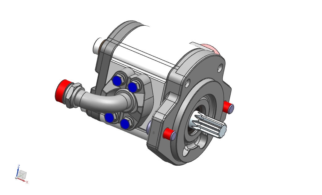 Hydr. pump R 14 cm³