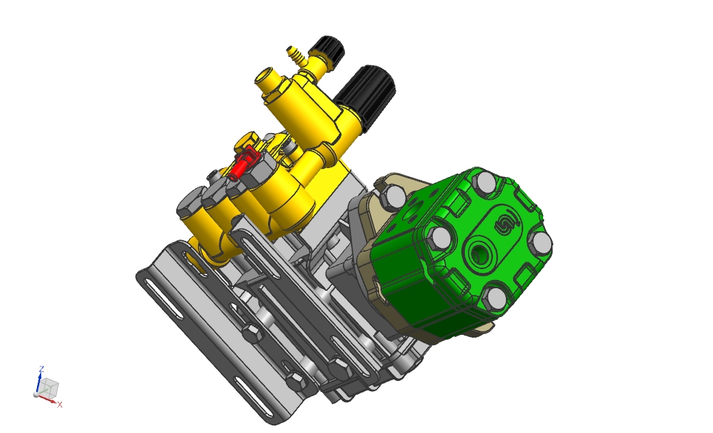 High pressure water pump Udor 13,2L/min 140bar G.3