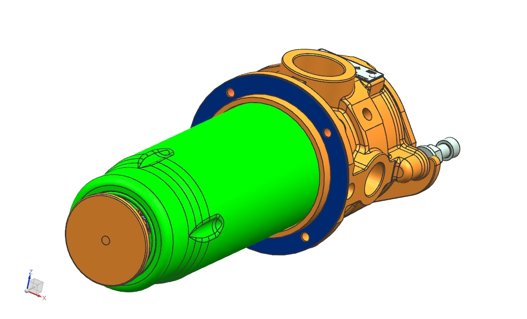 Suction filter housing
